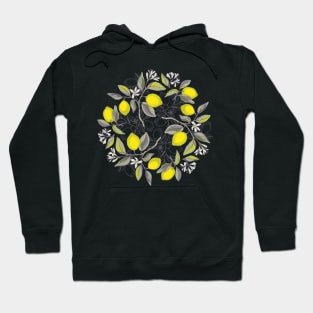 Lemon pattern Hoodie